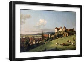 View of Pirna from the Sonnenstein Castle, 1750S-Bernardo Bellotto-Framed Giclee Print