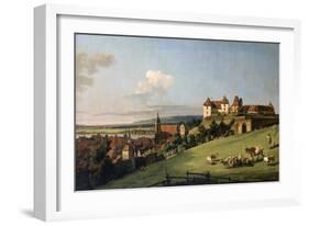 View of Pirna from the Sonnenstein Castle, 1750S-Bernardo Bellotto-Framed Giclee Print