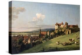 View of Pirna from the Sonnenstein Castle, 1750S-Bernardo Bellotto-Stretched Canvas