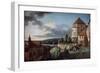 View of Pirna from the Sonnenstein Fortress, C1752-C1755-Bernardo Bellotto-Framed Giclee Print