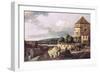 View of Pirna-Canaletto-Framed Art Print