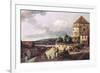 View of Pirna-Canaletto-Framed Premium Giclee Print