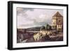 View of Pirna-Canaletto-Framed Art Print