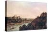 View of Pirna-Canaletto-Stretched Canvas