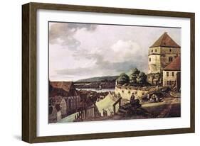 View of Pirna-Canaletto-Framed Premium Giclee Print