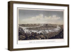 View Of Pittsburgh And Allegheny Pennsylvania 1874-Vintage Lavoie-Framed Giclee Print