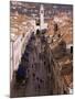 View of Placa from Walls of Old City, Dubrovnik, Dalmatia, Croatia-Peter Higgins-Mounted Photographic Print