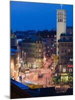 View of Place de la Riponne, Vaud, Lausanne, Switzerland-Walter Bibikow-Mounted Photographic Print