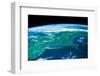 View of planet Earth from space showing American Northeast area-null-Framed Photographic Print