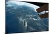 View of planet Earth from space showing East coast and Massachusetts, USA-null-Mounted Photographic Print