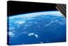 View of planet Earth from space showing New England and North Atlantic Ocean, USA-null-Stretched Canvas