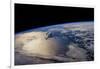 View of planet Earth from space showing North America near Nova Scotia, Canada-null-Framed Photographic Print