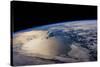 View of planet Earth from space showing North America near Nova Scotia, Canada-null-Stretched Canvas