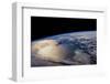 View of planet Earth from space showing North America near Nova Scotia, Canada-null-Framed Photographic Print