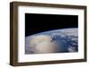 View of planet Earth from space showing North America near Nova Scotia, Canada-null-Framed Photographic Print