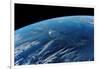 View of planet Earth from space showing South Korea region-null-Framed Photographic Print