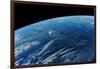 View of planet Earth from space showing South Korea region-null-Framed Photographic Print