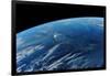 View of planet Earth from space showing South Korea region-null-Framed Photographic Print