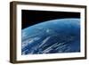 View of planet Earth from space showing South Korea region-null-Framed Photographic Print