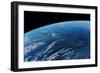 View of planet Earth from space showing South Korea region-null-Framed Photographic Print