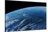View of planet Earth from space showing South Korea region-null-Stretched Canvas