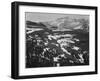 View Of Plateau Snow Covered Mountain In Bkgd "Long's Peak Rocky Mountain NP" Colorado. 1933-1942-Ansel Adams-Framed Art Print