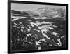 View Of Plateau Snow Covered Mountain In Bkgd "Long's Peak Rocky Mountain NP" Colorado. 1933-1942-Ansel Adams-Framed Art Print