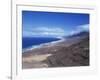 View of Playa De Cofete, Jandia Peninsula, Fuerteventura, Canary Islands, Spain, Atlantic, Europe-Nigel Francis-Framed Photographic Print