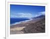View of Playa De Cofete, Jandia Peninsula, Fuerteventura, Canary Islands, Spain, Atlantic, Europe-Nigel Francis-Framed Photographic Print
