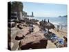 View of Playa Gaviotas at the El Cid Resort, Mazatlan, Mexico-Charles Sleicher-Stretched Canvas