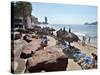 View of Playa Gaviotas at the El Cid Resort, Mazatlan, Mexico-Charles Sleicher-Stretched Canvas