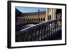 View of Plaza De Espana, Seville, Andalusia, Spain-null-Framed Giclee Print