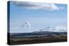 View of Plume from Eyjafjallajokull Volcano, Seen from Hotel Ranga, Hella, Southern Icelan-Natalie Tepper-Stretched Canvas