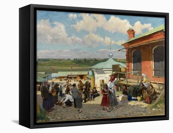 View of Plyos, 1918-Alexander Vladimirovich Makovsky-Framed Stretched Canvas