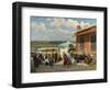 View of Plyos, 1918-Alexander Vladimirovich Makovsky-Framed Giclee Print