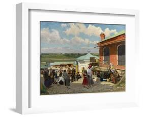 View of Plyos, 1918-Alexander Vladimirovich Makovsky-Framed Giclee Print