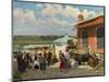 View of Plyos, 1918-Alexander Vladimirovich Makovsky-Mounted Giclee Print