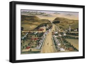 View of Poestenkill, New York-Joseph H Hidley-Framed Giclee Print