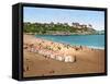 View of Pointe De La Malouine from the Plage De L'Ecluse, Dinard, 1890-1900-null-Framed Stretched Canvas