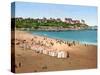 View of Pointe De La Malouine from the Plage De L'Ecluse, Dinard, 1890-1900-null-Stretched Canvas