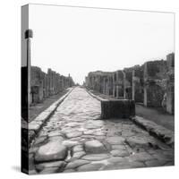 View of Pompeii Street-null-Stretched Canvas