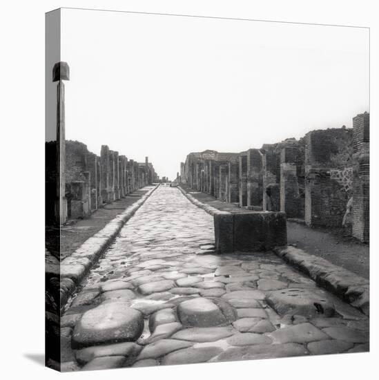 View of Pompeii Street-null-Stretched Canvas