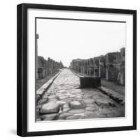 View of Pompeii Street-null-Framed Photographic Print