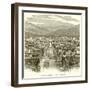 View of Pompeii-null-Framed Premium Giclee Print