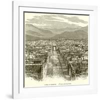 View of Pompeii-null-Framed Giclee Print