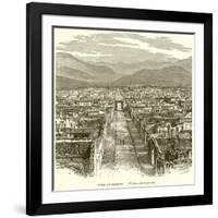 View of Pompeii-null-Framed Giclee Print