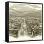 View of Pompeii-null-Framed Stretched Canvas