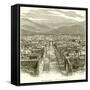 View of Pompeii-null-Framed Stretched Canvas