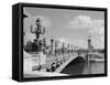 View of Pont Alexander III Bridge Scene-Philip Gendreau-Framed Stretched Canvas