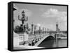 View of Pont Alexander III Bridge Scene-Philip Gendreau-Framed Stretched Canvas